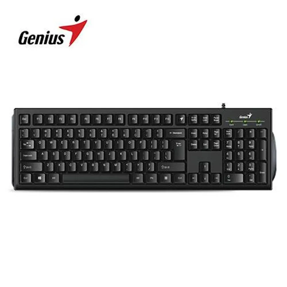 TECLADO GENIUS KB-100 NEGRO (31300005401) - 1