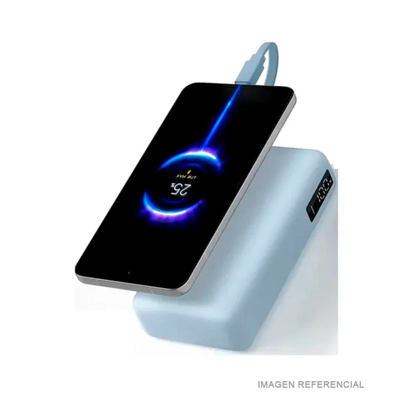 BATERIA EXT XIAOMI MI BANK 20000 MAH 67W ICE BLUE - 3