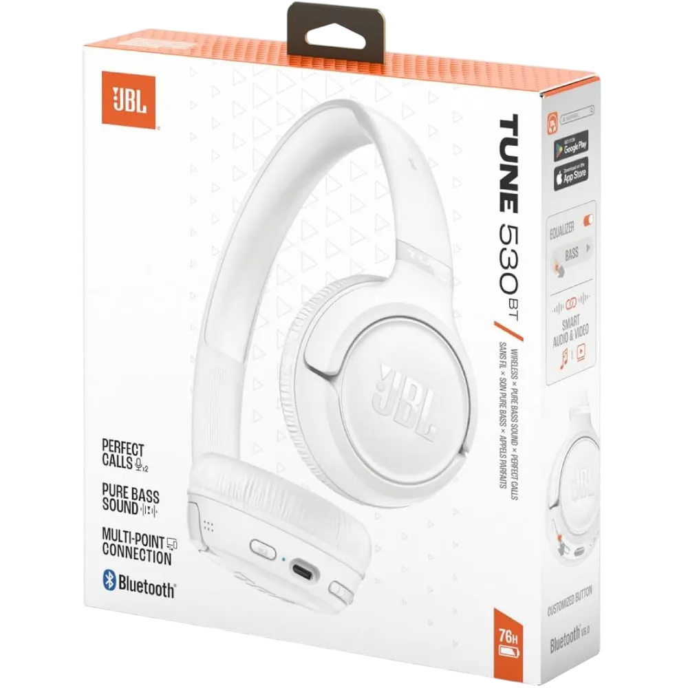AUDIFONOS JBL TUNE T530 BT BLANCO - 6