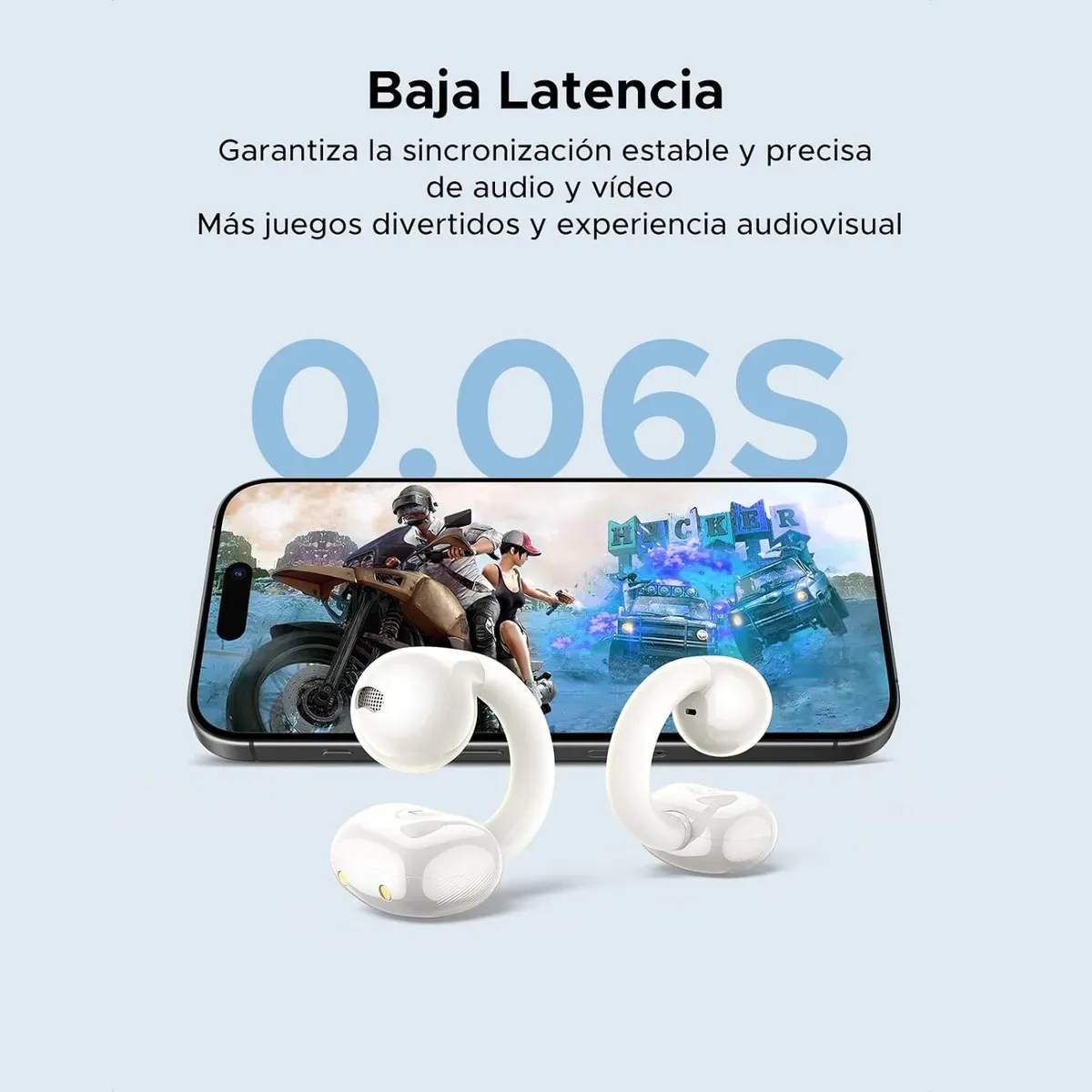 AUDIFONOS UGREEN WS209 HITUNE S3 BT BLANCO (45786) - 4