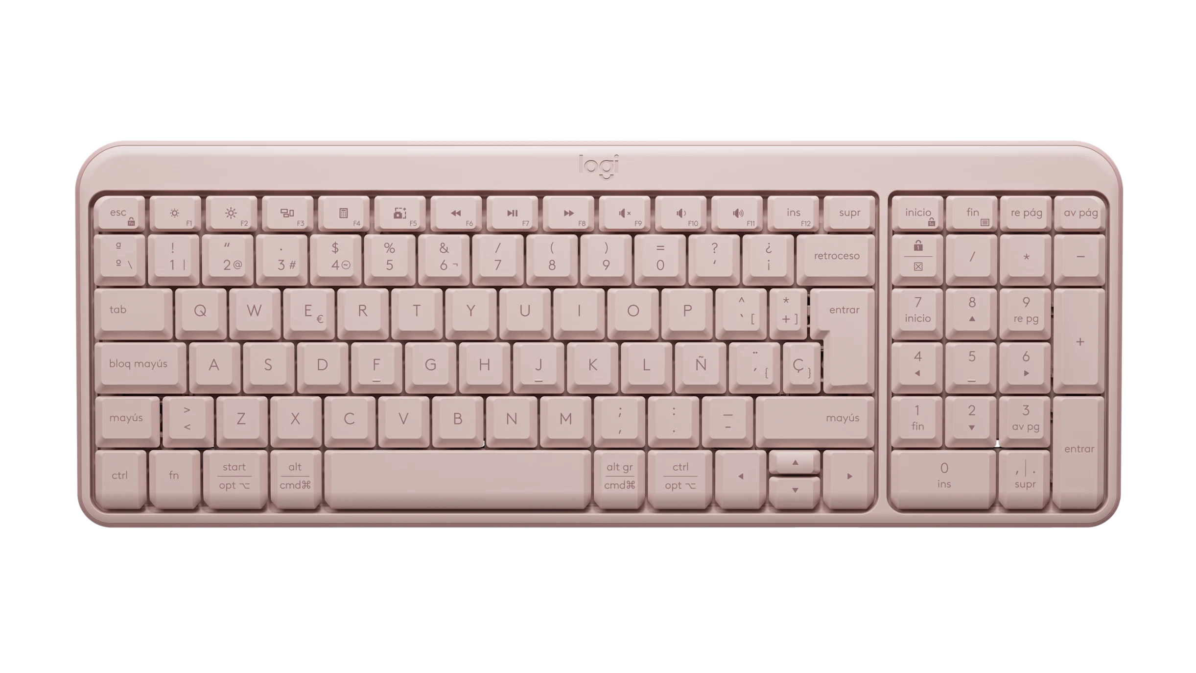 TECLADO LOGITECH K250 BT ROSA (920-013447) - 1