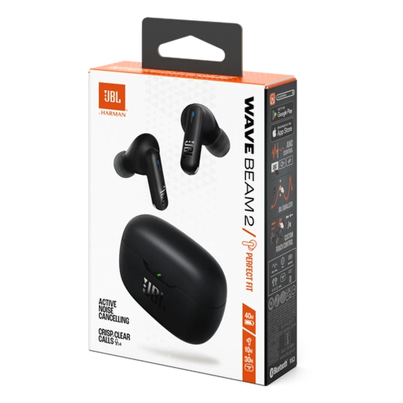 AUDIFONOS JBL WAVE BEAM 2 NEGRO - 5