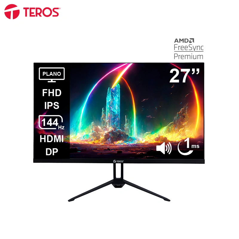 MONITOR TEROS TE-2714S 27' 144HZ IPS FHD/HDMI/DP/SPEAKER - 1