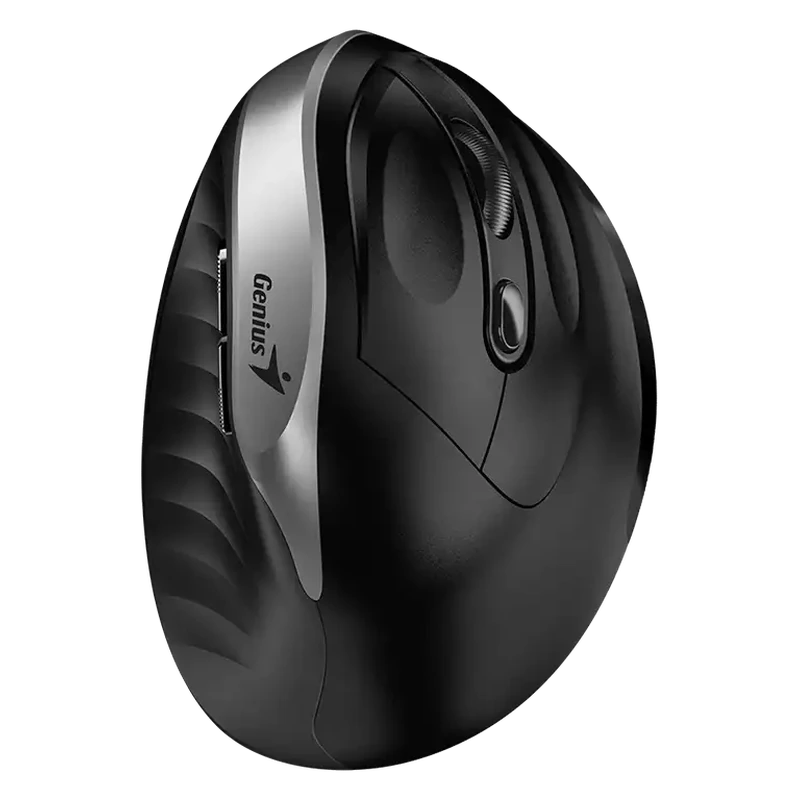 MOUSE GENIUS ERGO 8250S VERTICAL GRIS/PLATA - 2
