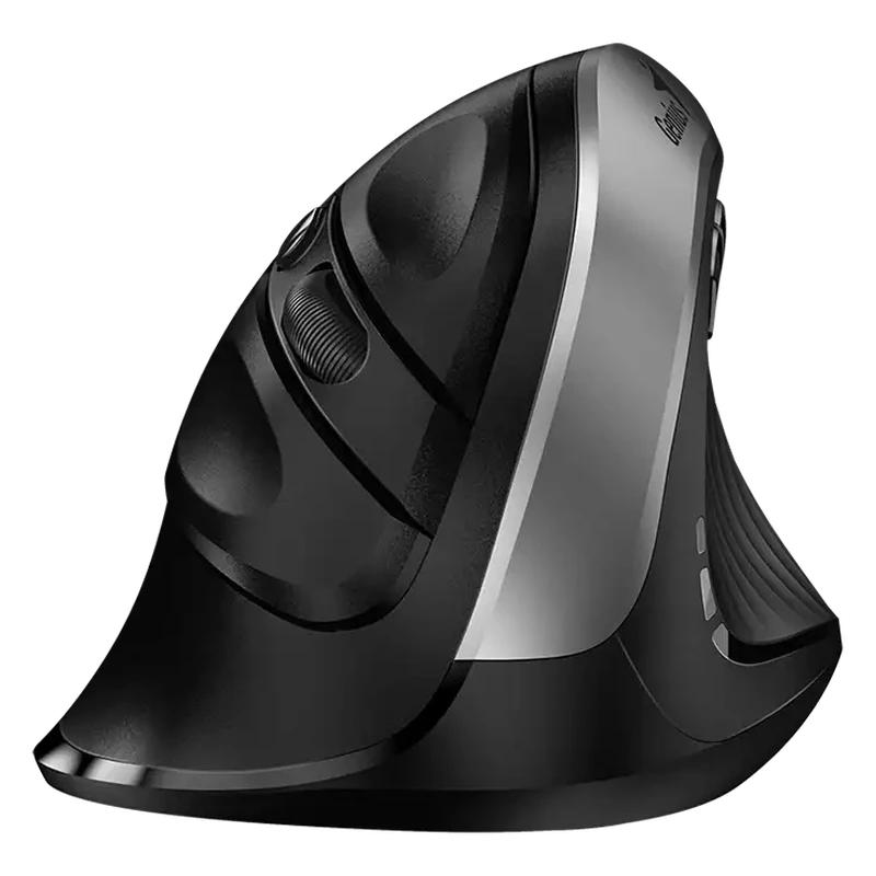 MOUSE GENIUS ERGO 8250S VERTICAL GRIS/PLATA - 4