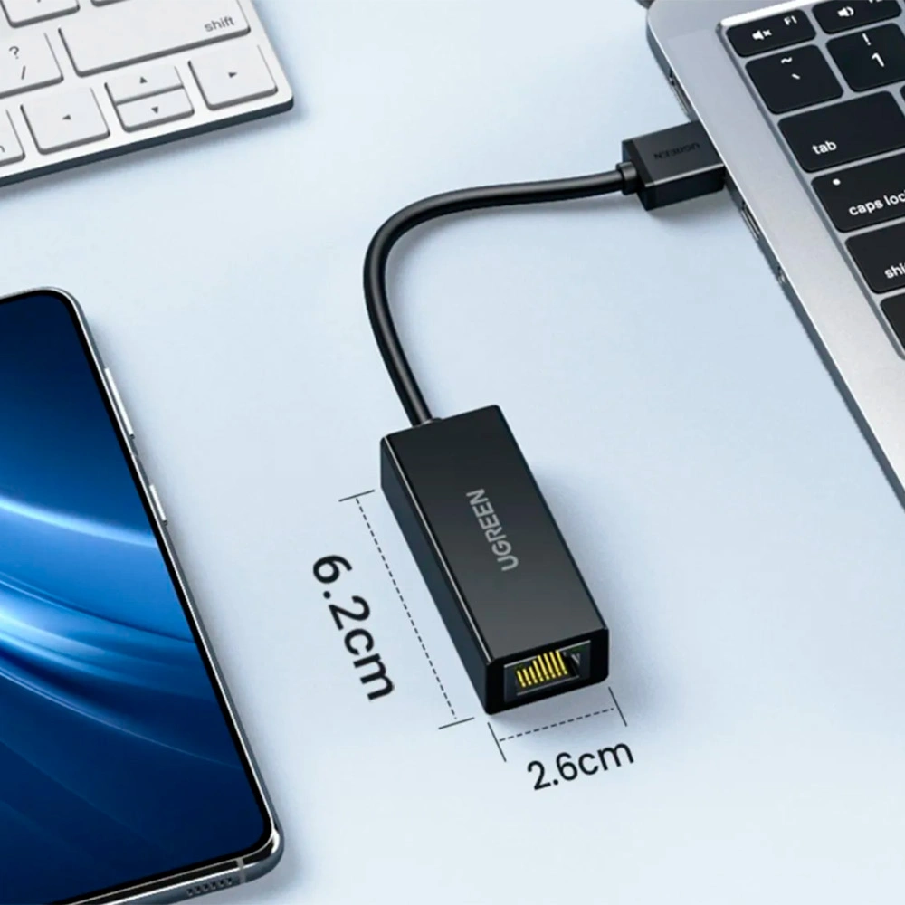 ADAPTADOR UGREEN CR111 USB 3.0 A RJ45 (20256) - 2