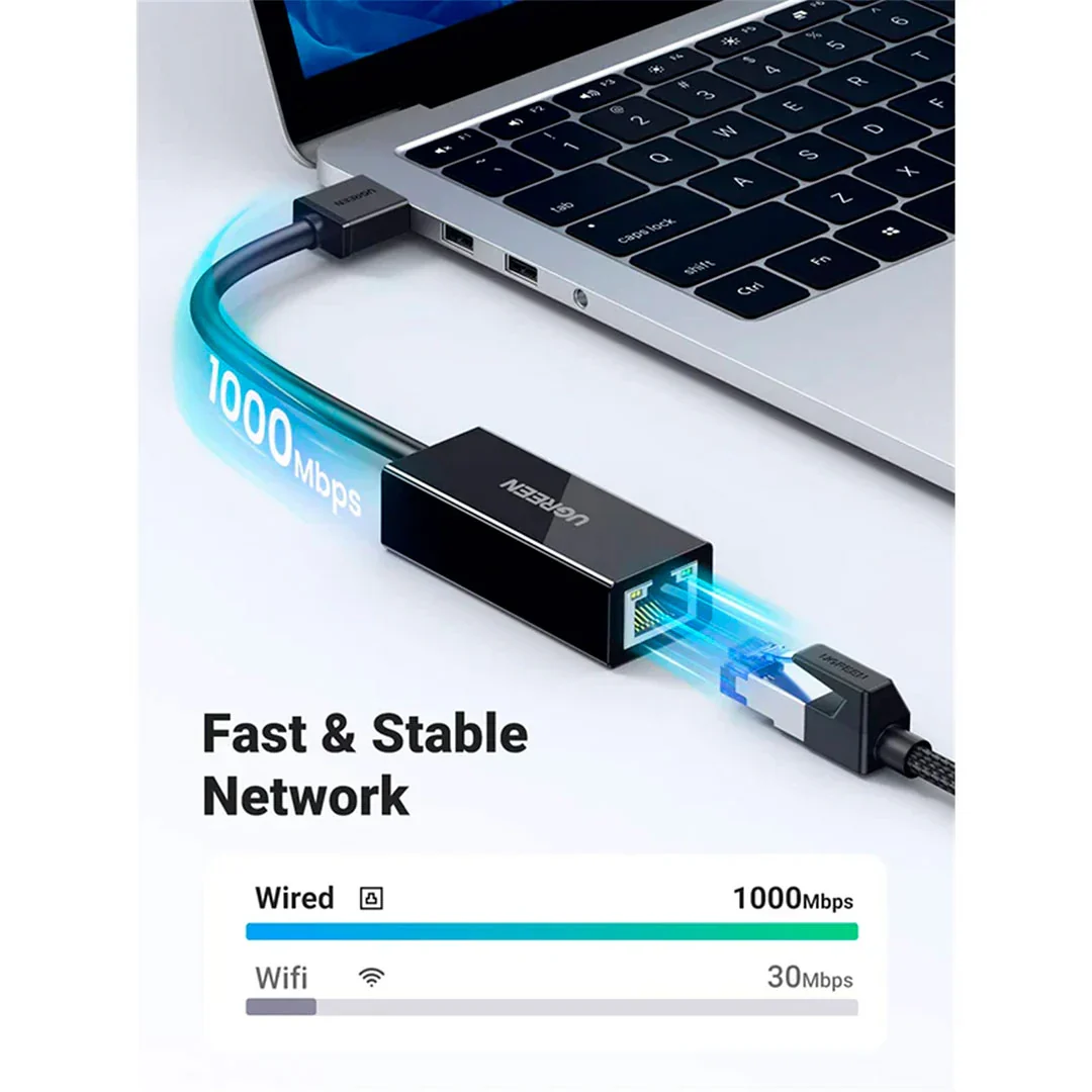 ADAPTADOR UGREEN CR111 USB 3.0 A RJ45 (20256) - 4