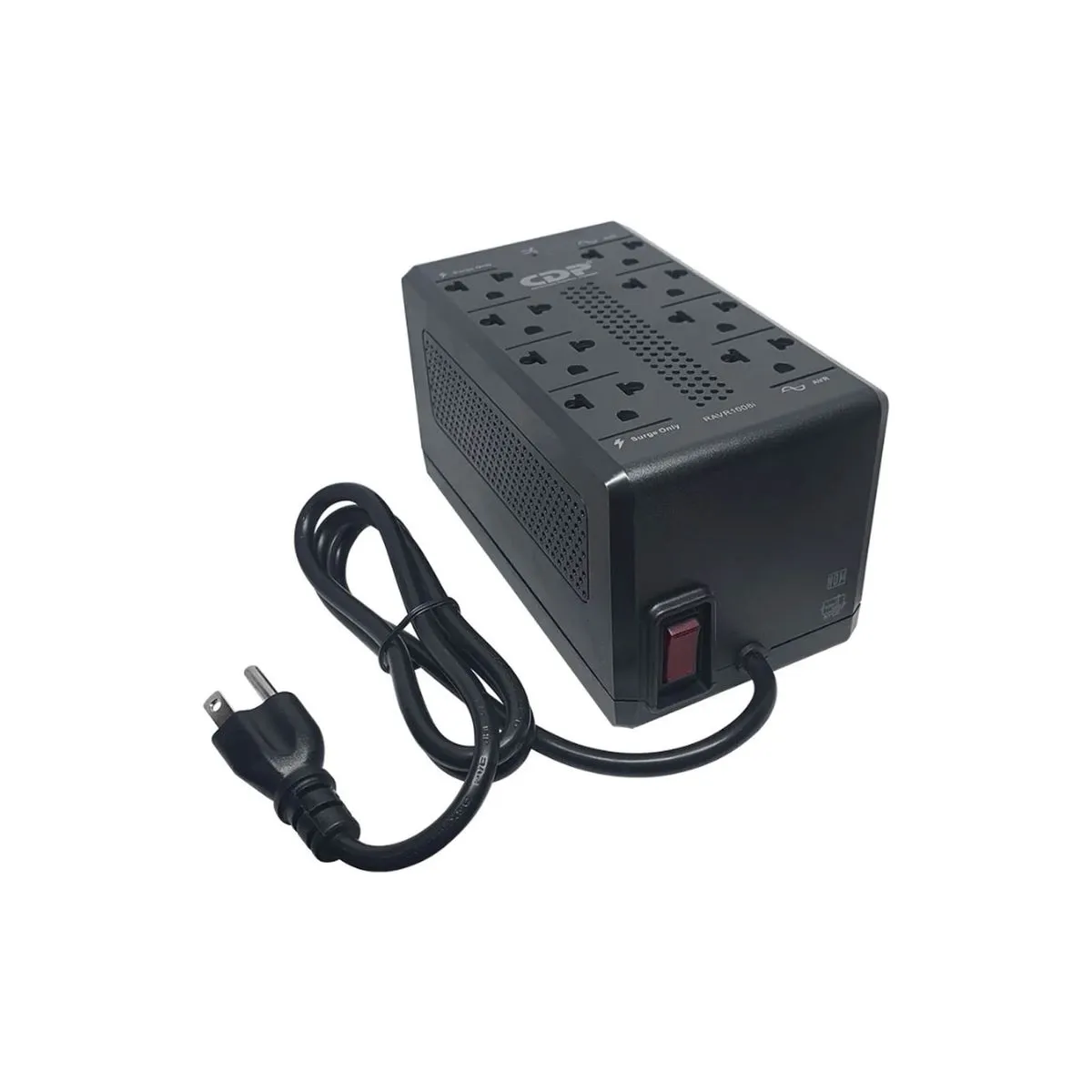 ESTABILIZADOR CDP R-AVR-1008I 1000VA/500W 8 SALIDAS NEGRO - 2