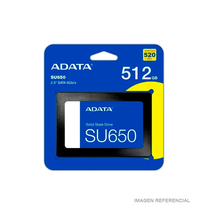 DISCO SOLIDO ADATA SU650 512GB SATA 2.5' - 2