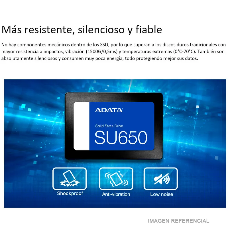 DISCO SOLIDO ADATA SU650 512GB SATA 2.5' - 4