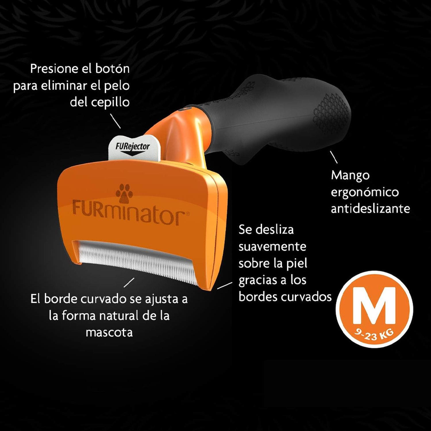 CEPILLO PERRO FURMINATOR MEDIANOS PELO LARGO - 6