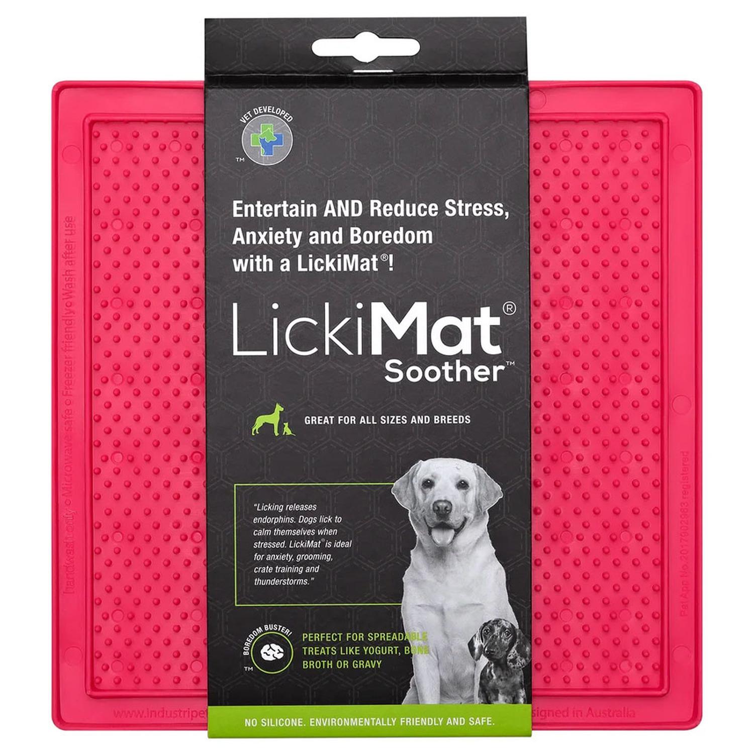 ALIMENTADOR PERRO SOOTHER PINK DOG LICKIMAT - 8