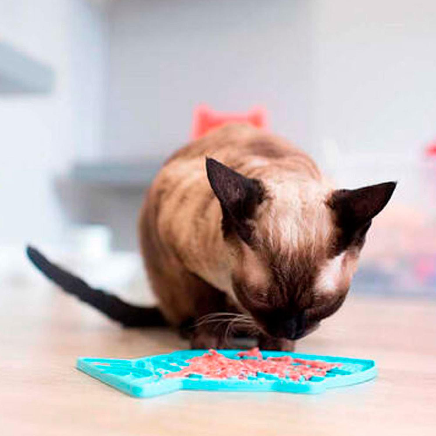 COMEDERO GATO LICKIMAT CASPER GREEN CAT LICKIMAT - 4