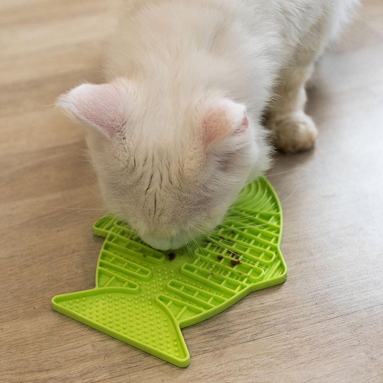 COMEDERO GATO LICKIMAT CASPER GREEN CAT LICKIMAT - 6