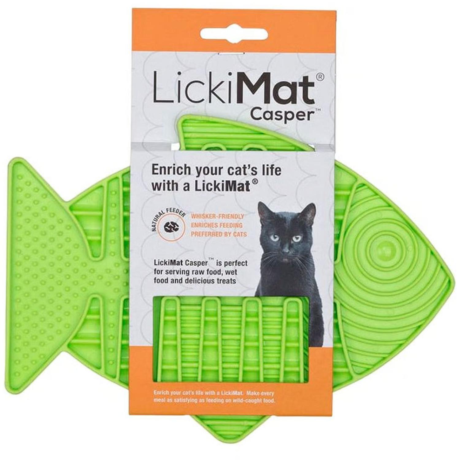 COMEDERO GATO LICKIMAT CASPER GREEN CAT LICKIMAT - 8