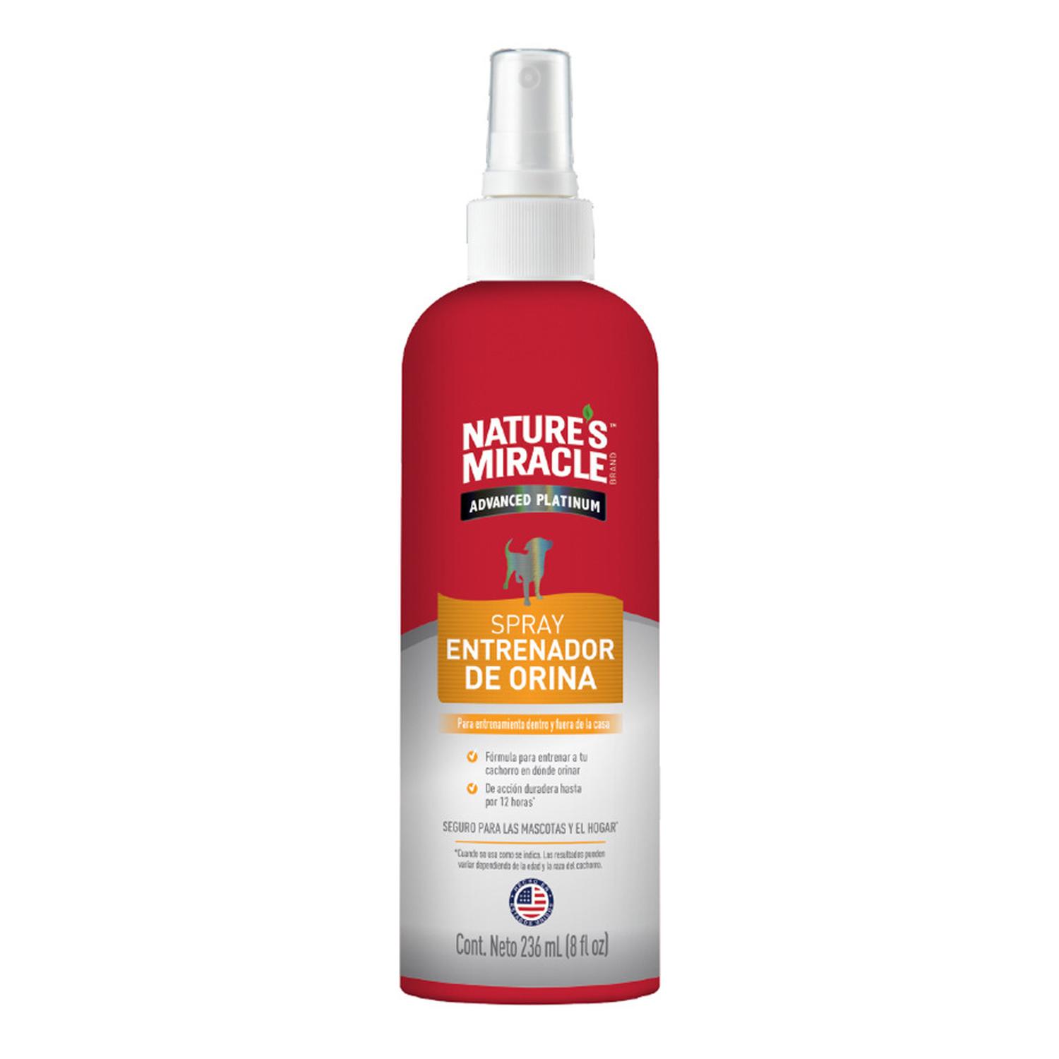NATURE'S MIRACLE ADVANCED PLATINUM ENTRENADOR DE ORINA 236ML - 5