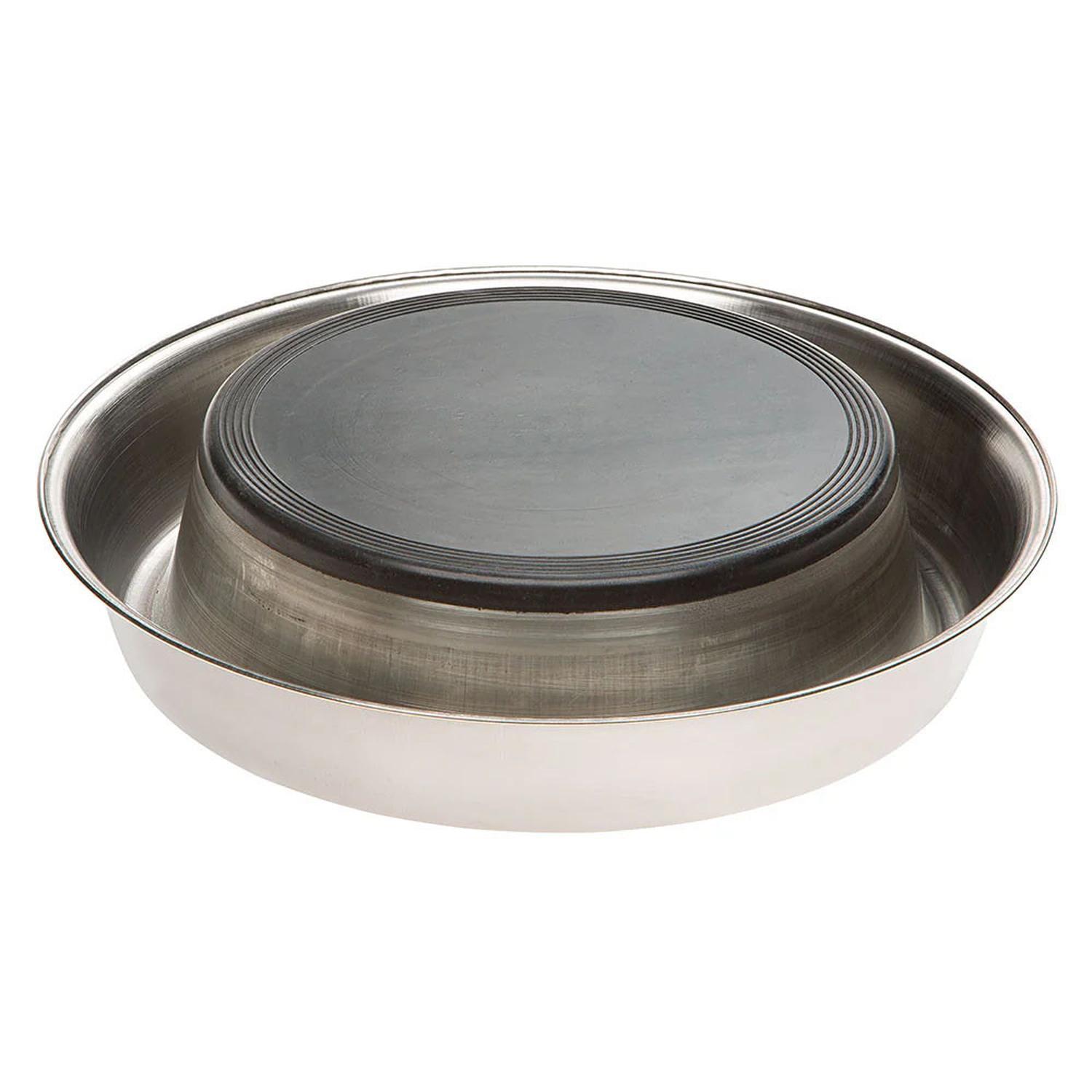 BOWL ACERO INOXIDABLE PERRO Y GATO SUPERNOVA GOMA ANTI DESLIZANTE TALLA 45 0.6 LT FERPLAST - 4