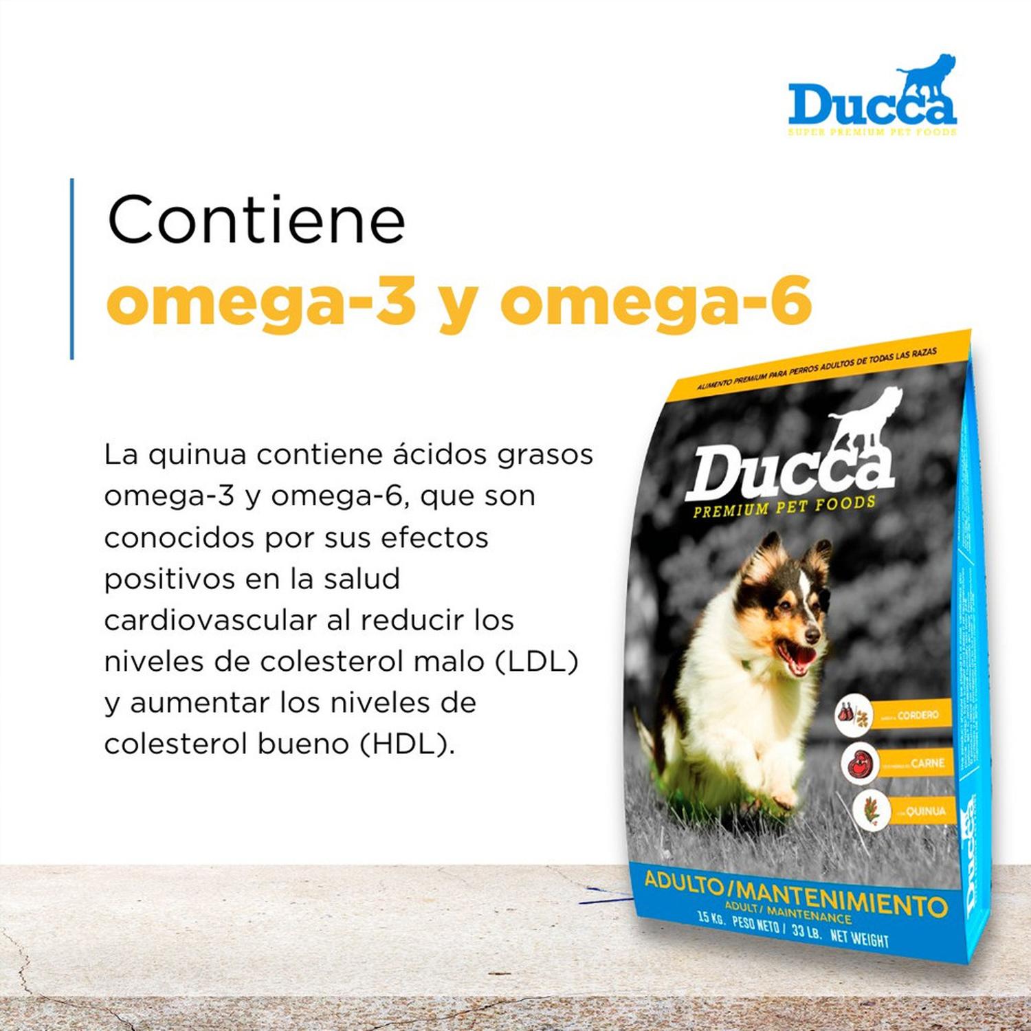 COMIDA SECA PERROS ADULTOS DUCCA SACO PREMIUM MANTENIMIENTO 15KG - 8