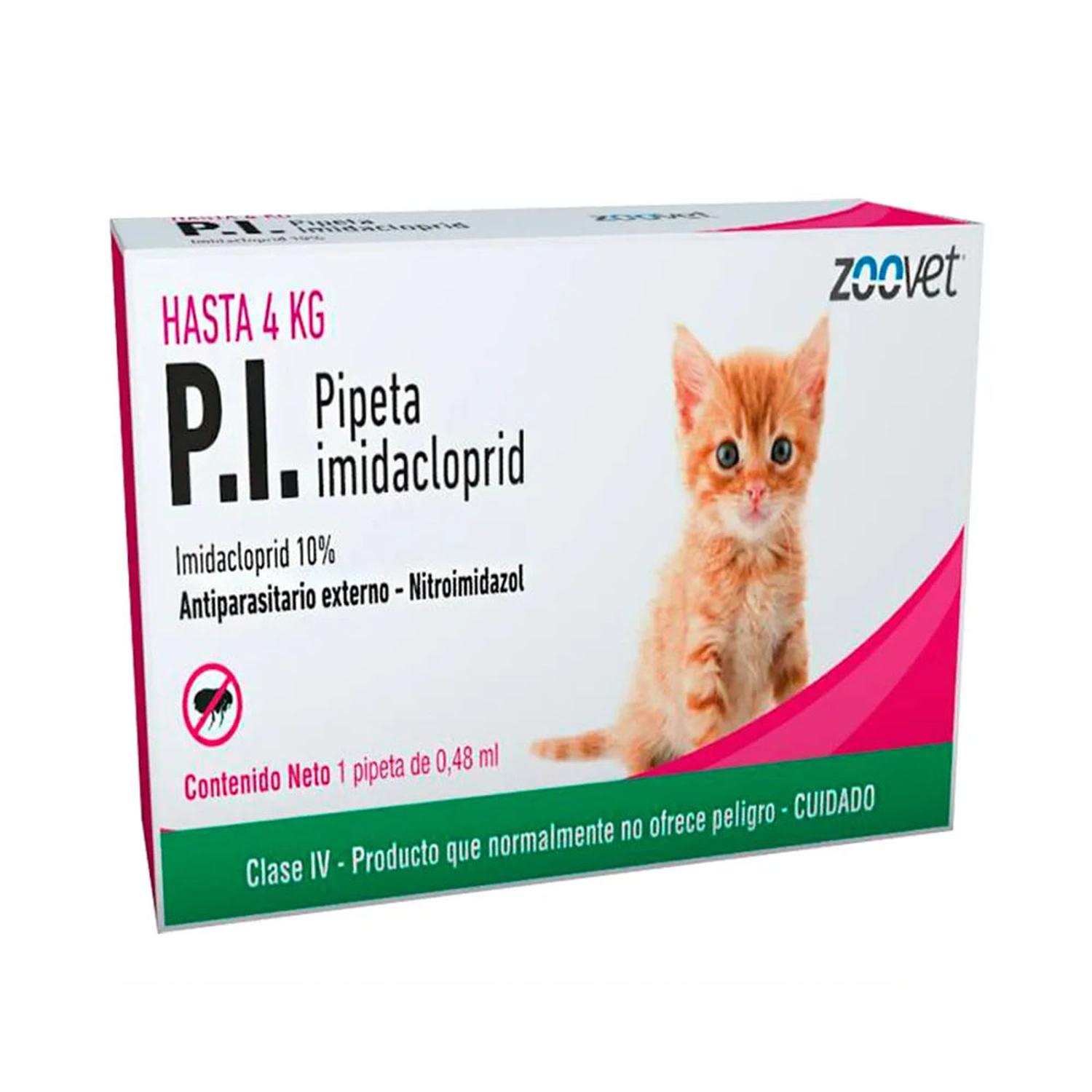 ANTIPULGAS GATO PI GATOS PIPETA HASTA 4 KG 1 - 6