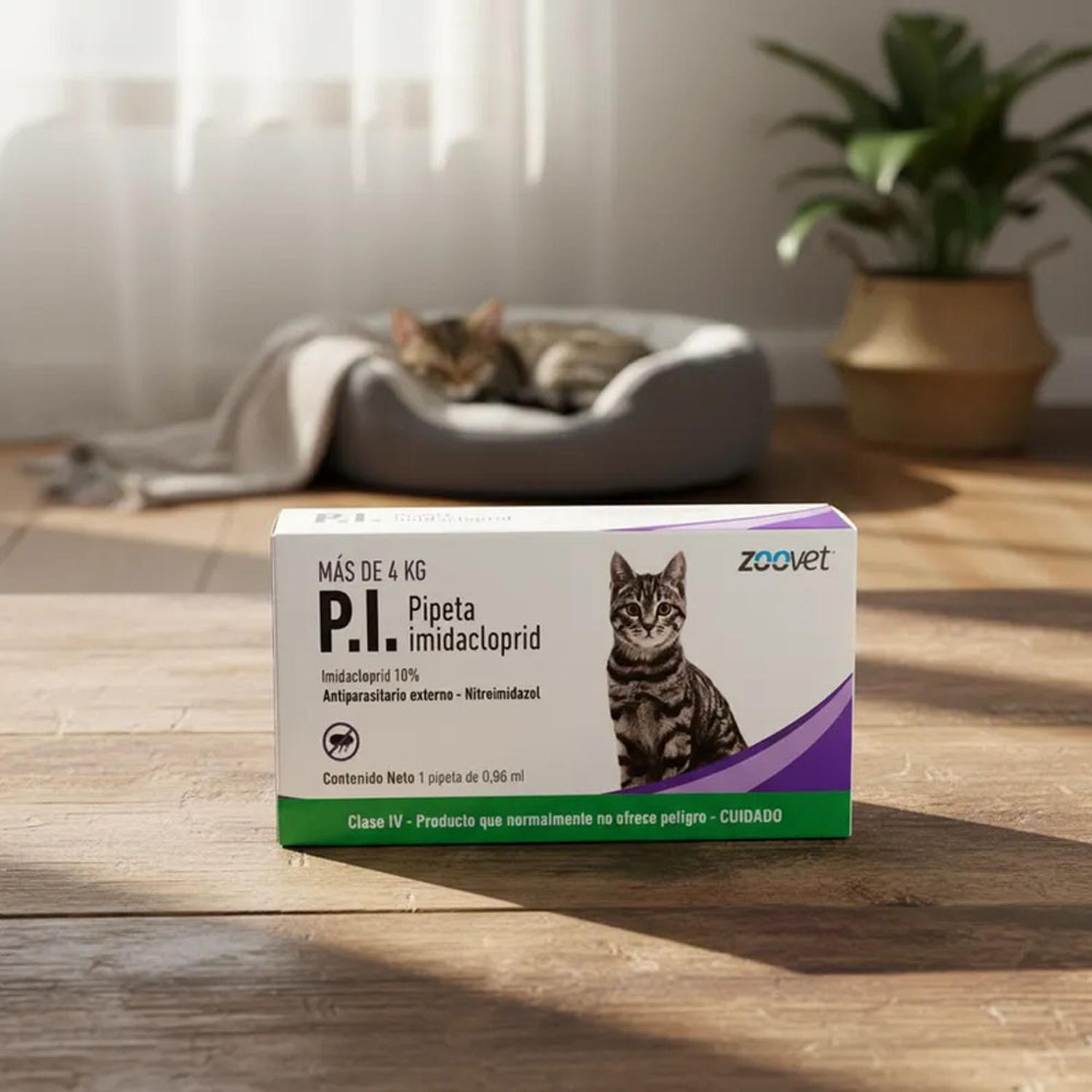 ANTIPULGAS GATO PI GATOS PIPETA 4 A 9 KG 1 - 3