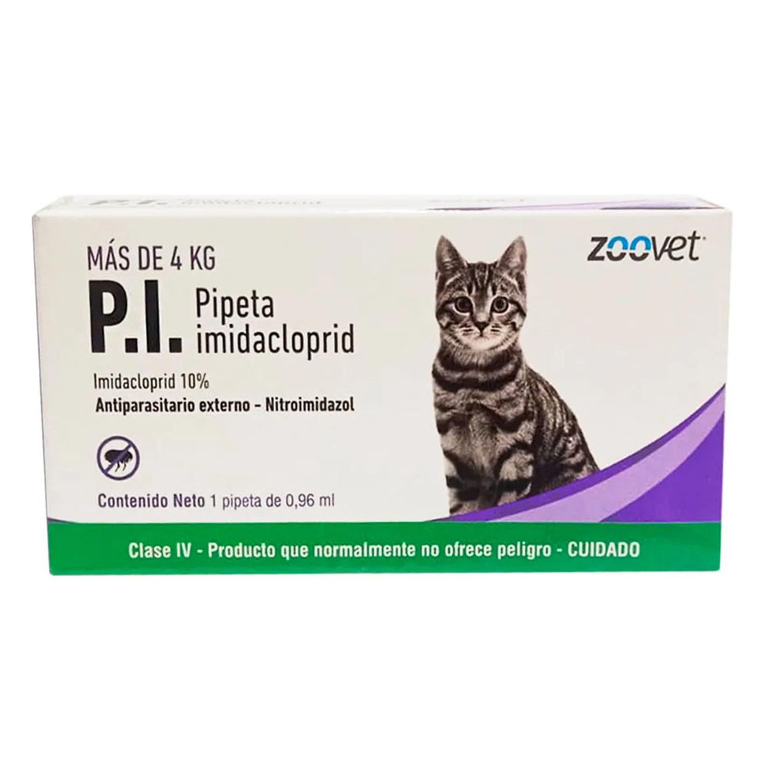 ANTIPULGAS GATO PI GATOS PIPETA 4 A 9 KG 1 - 8