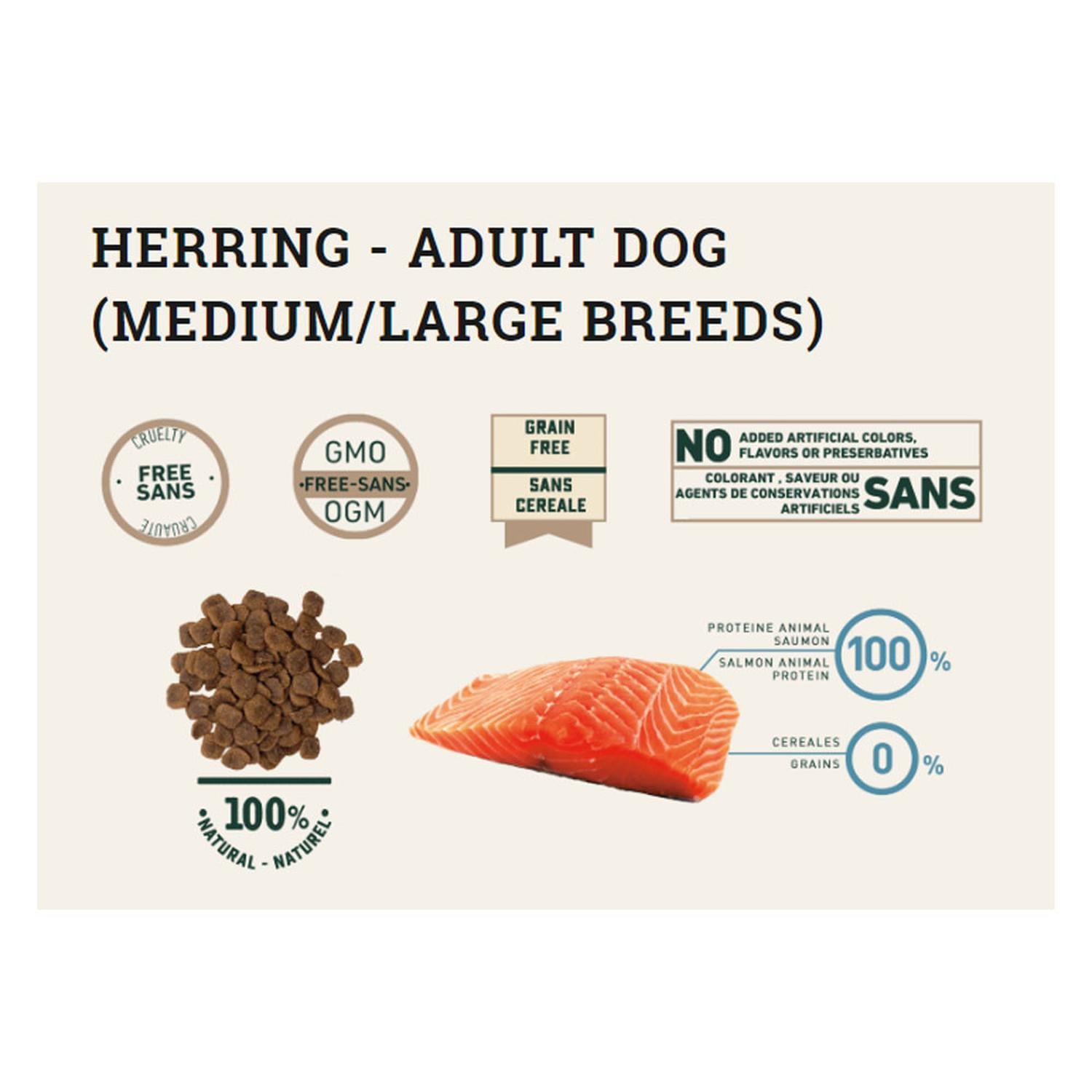ALIMENTO BRAVERY HERRING ADULTO RAZAS MEDIANAS/GRANDES 12KG - 2