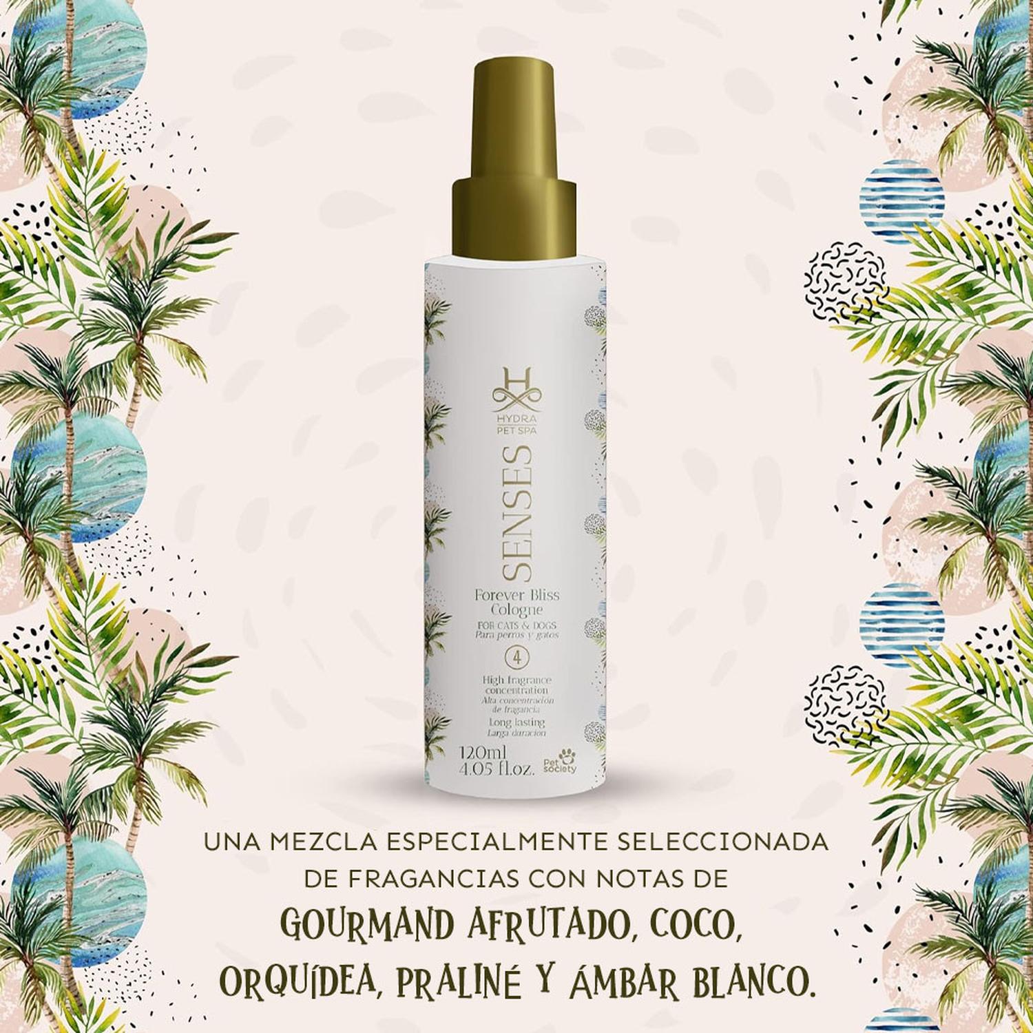 COLONIA PERROS Y GATOS FOREVER BLISS HYDRA SENSES 120ML - 3