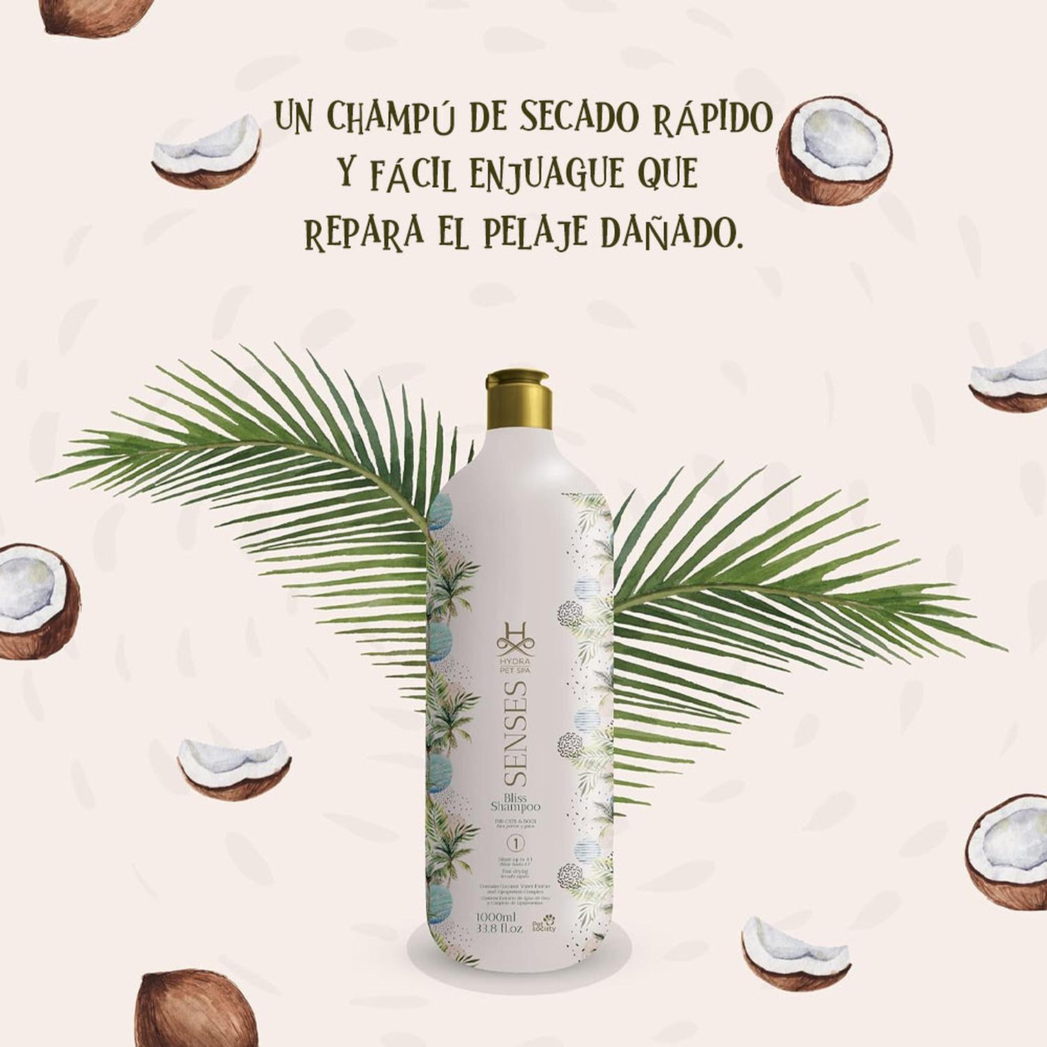 SHAMPOO PARA PERROS Y GATOS HYDRA SENSES BLISS 1L - 9