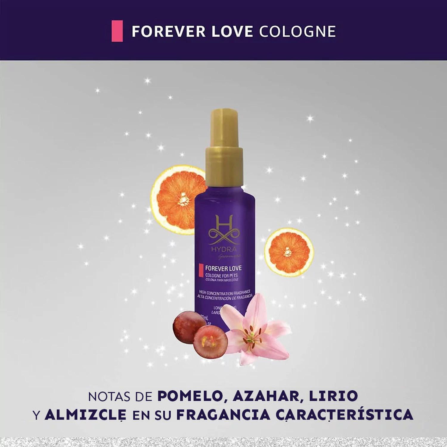 COLONIA PARA MASCOTAS HYDRA GROOMERS FOREVER LOVE 130ML - 2