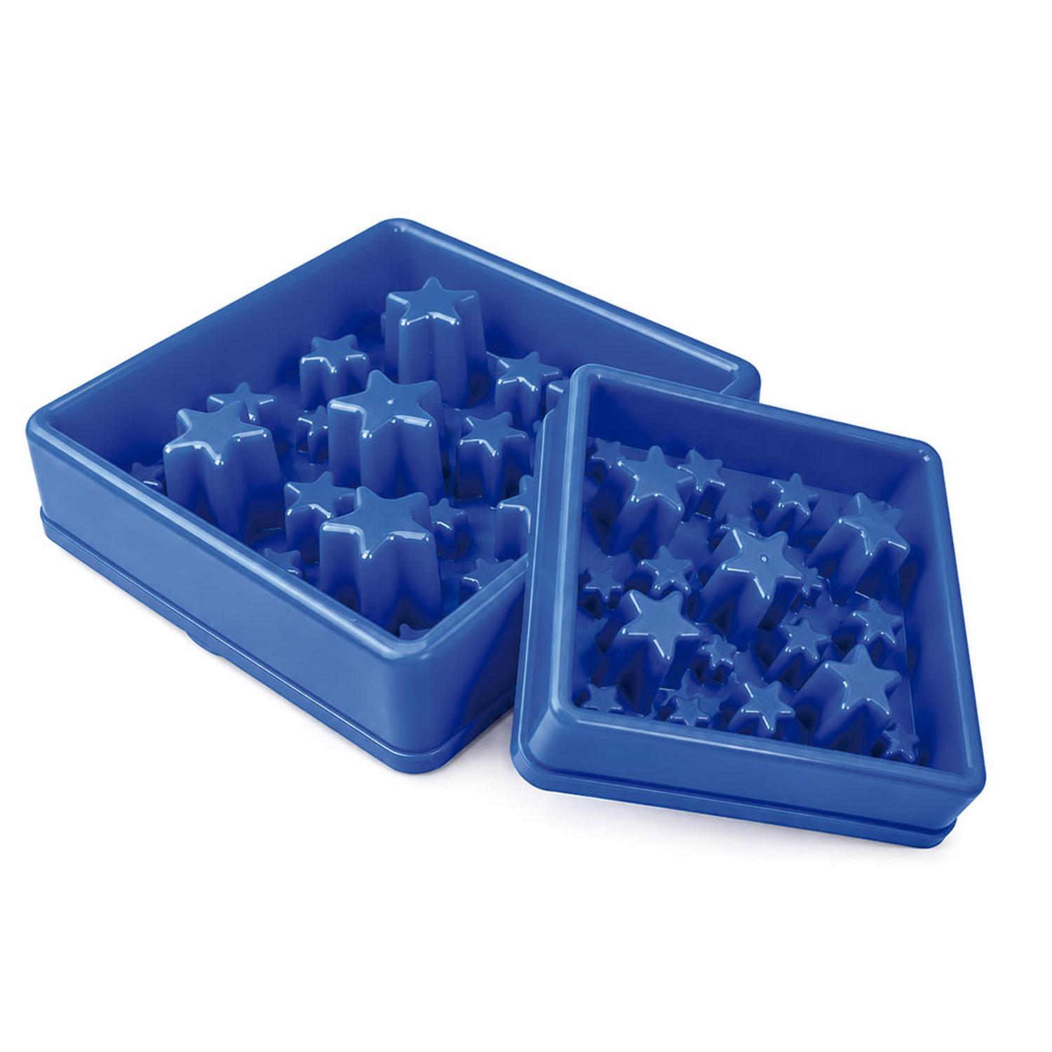 EAT SLOW LIVE LONGER PLATO COMEDERO ANTIESTRES 'S' - AZUL - 1