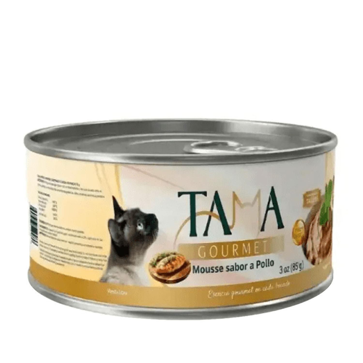 TAMA GOURMET POLLO 85G - MOUSSE PARA GATOS - 1