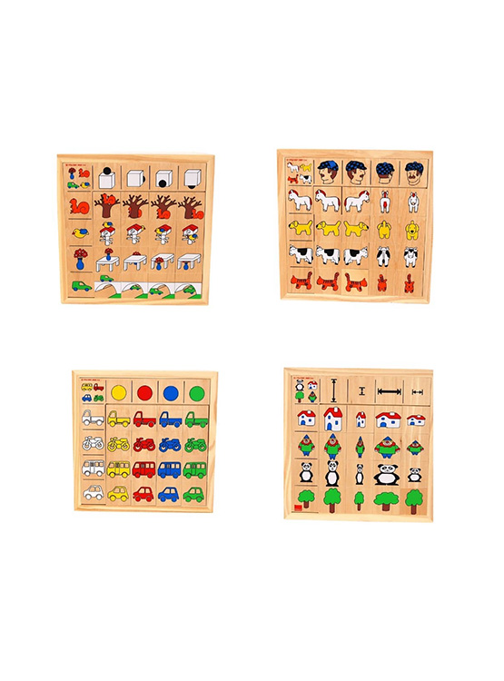Juego Del Bandido Janod - Juego De Lógica Y Tabla De Doble Entrada, Madera Y Cartón, Para Niños De 5 A 7 Años