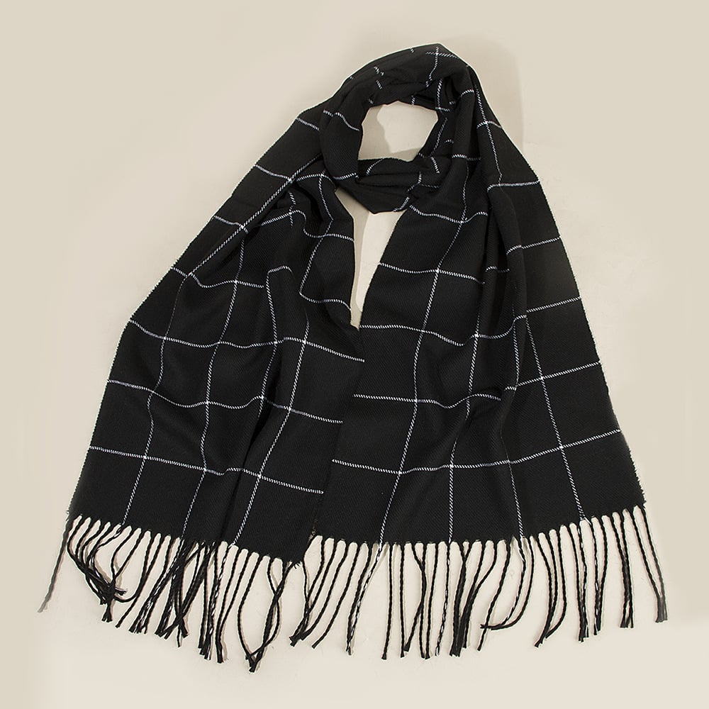 BUFANDA CHECKMATE OTOÑO/INVIERNO | NEGRO - 2