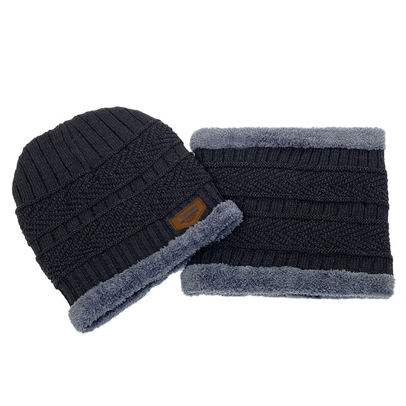 BEANIE CON CUELLERA Y FORRO ACOLCHADO | NEGRO - 1