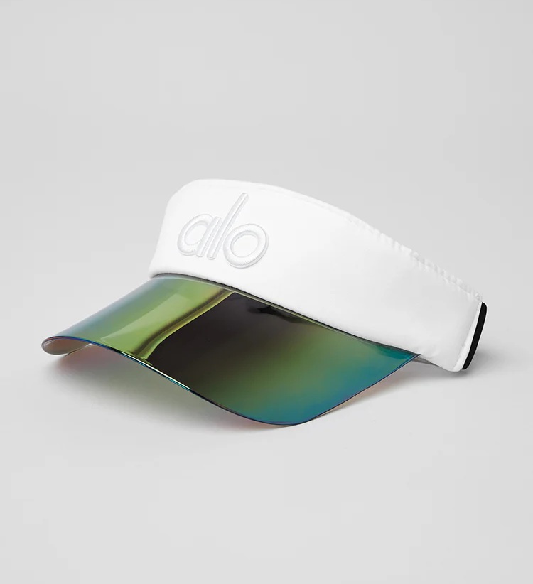 VISERA SOLAR ALO YOGA GORRO AIRLIFT - BLANCO - 2