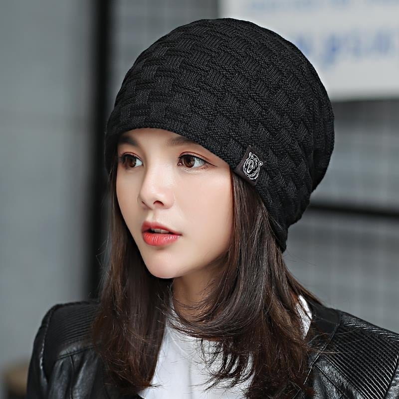 BEANIE RYAN CON POLAR INTERIOR | NEGRO WOLF - 2