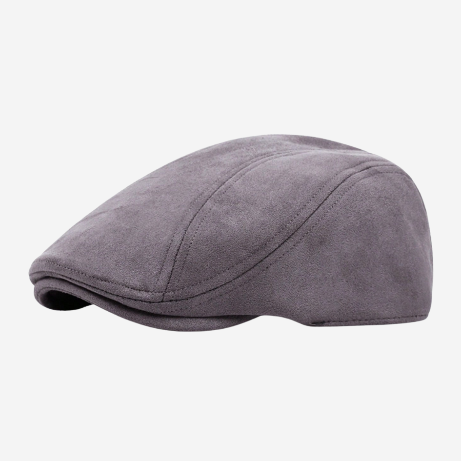 BOINA VELVET GRIS DE GAMUZA TALLA M - 1