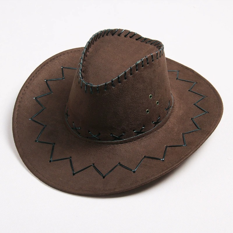 SOMBRERO VAQUERO COLTON DE RODEO - MARRON OSCURO - 1