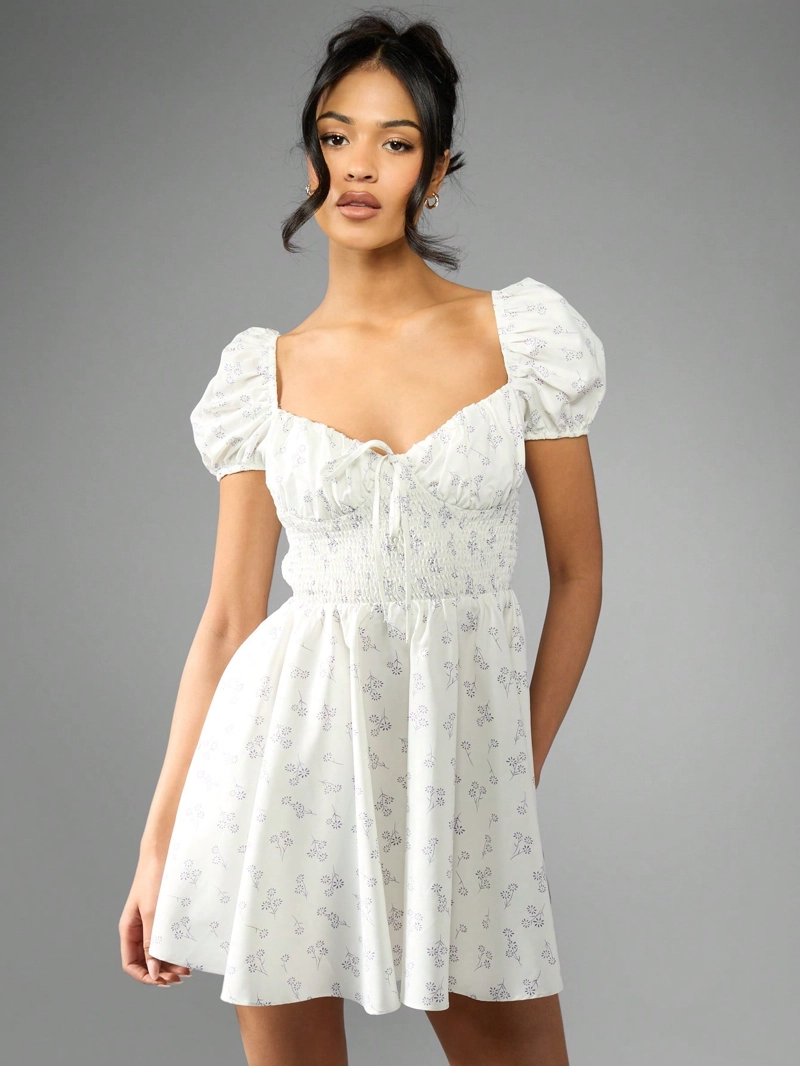 VESTIDO TALIA CON ESTAMPADO FLOREADO – TALLA M - 1