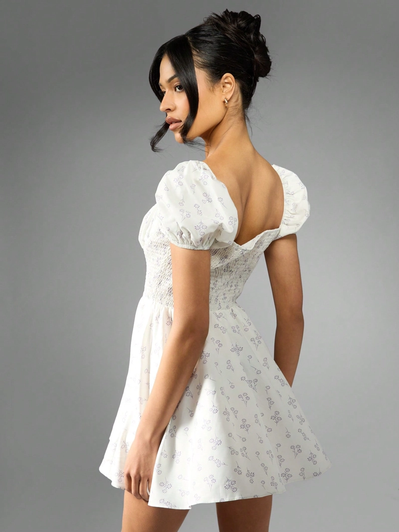 VESTIDO TALIA CON ESTAMPADO FLOREADO – TALLA M - 2