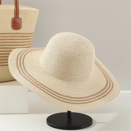 SOMBRERO DE PAJA ELIANE DE PLAYA - IVORY - 1
