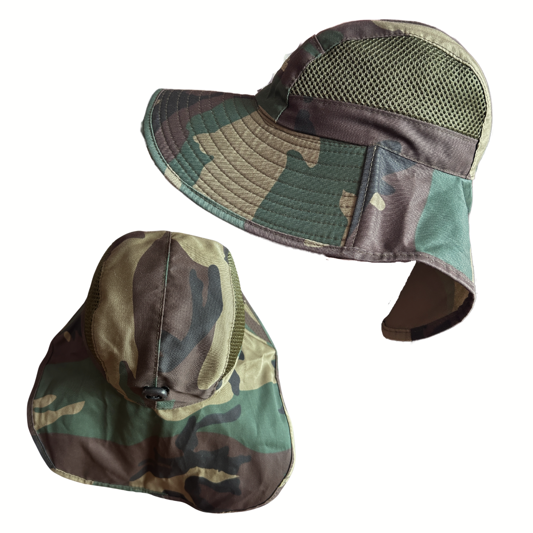 SOMBRERO CUBRENUCA TRANSPIRABLE GORRO ALTA PROTECCION SOL - 1