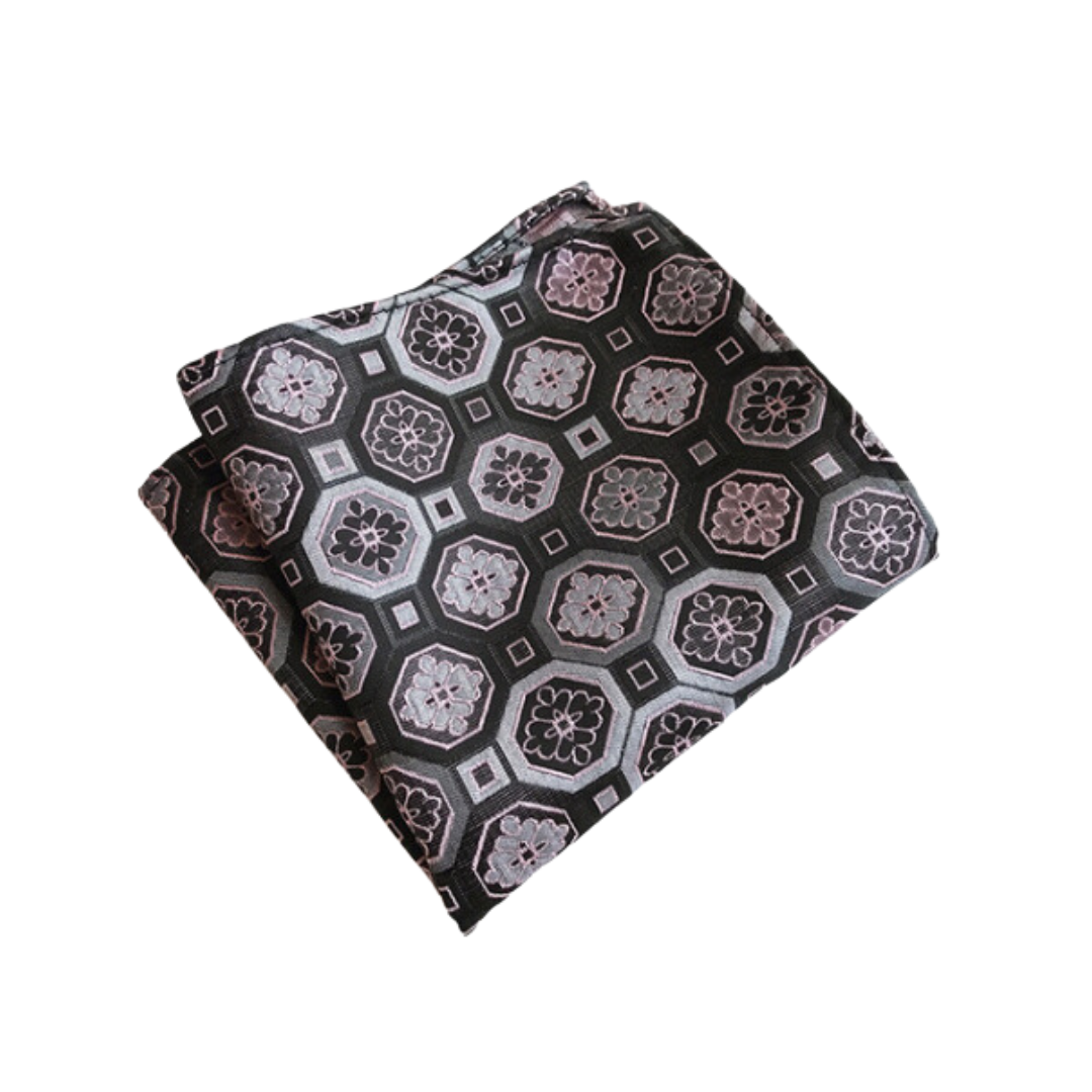 BUFANDA CORBATA MASON DE SEDA PARA HOMBRE - LILA - 3