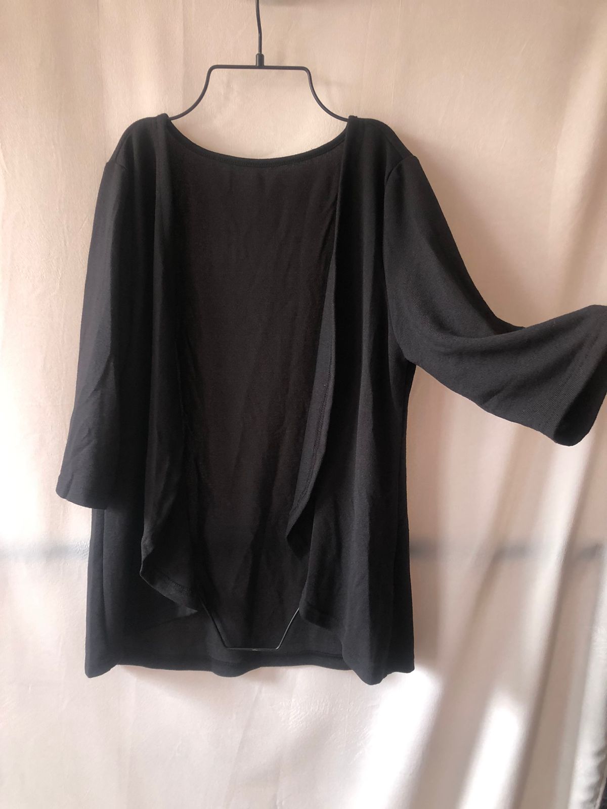 CARDIGAN SILVIA CHOMPA DELGADA PARA MUJER NEGRO - TALLA M - 1