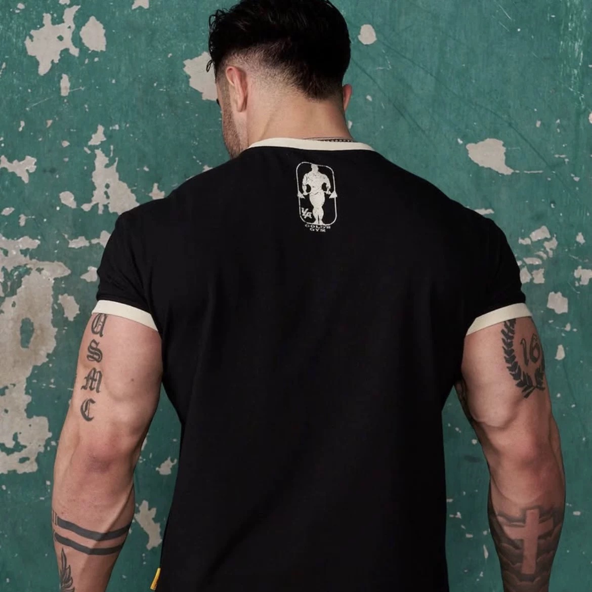 POLO YOUNGLA GOLDS GYM RINGER TEE YLA - M - 2