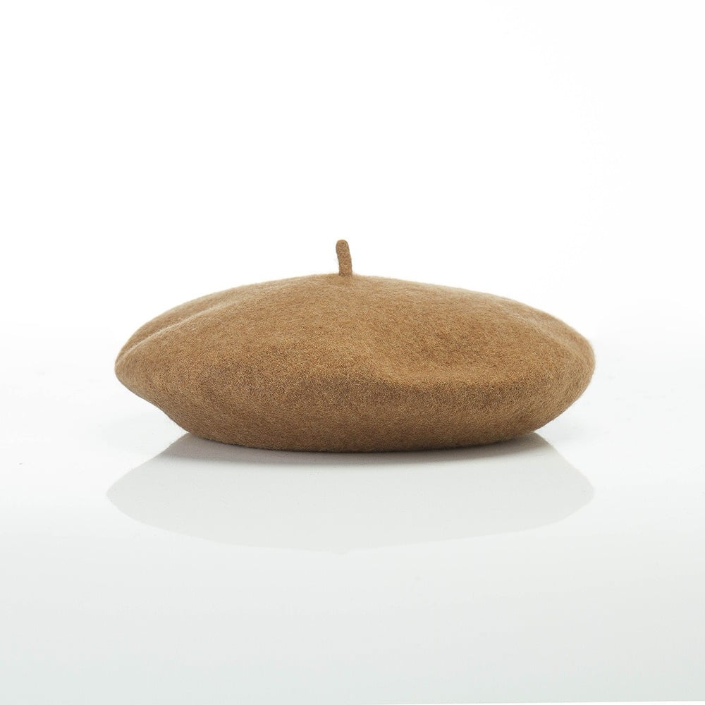BOINA FRANCESA DE LANA UNISEX NEGRO - 1