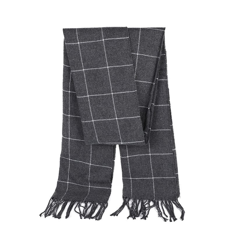 BUFANDA CHALINA CHECKMATE OTOÑO/INVIERNO UNISEX -GRIS - 1