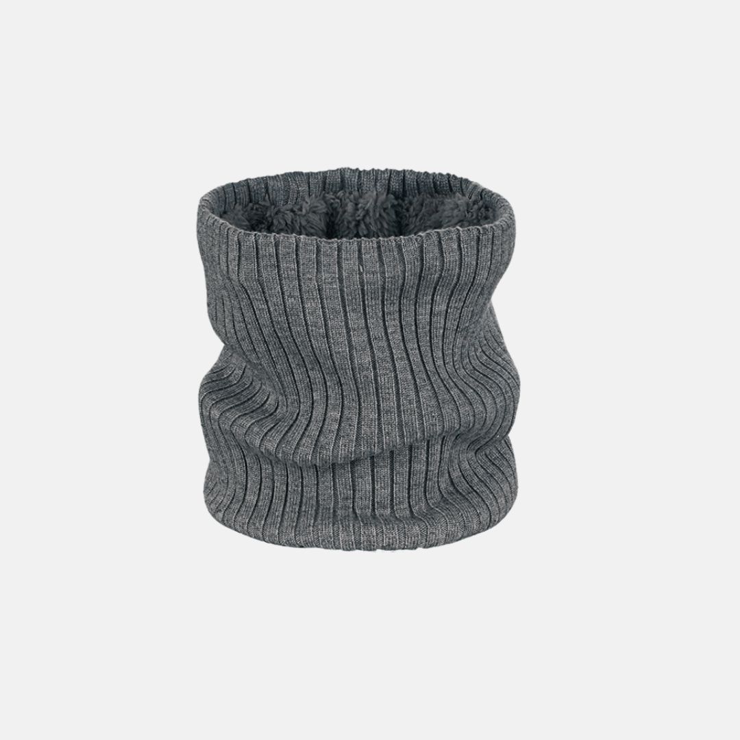 BUFANDA CUELLERA WARM DE INVIERNO UNISEX GRIS OSCURO - 1