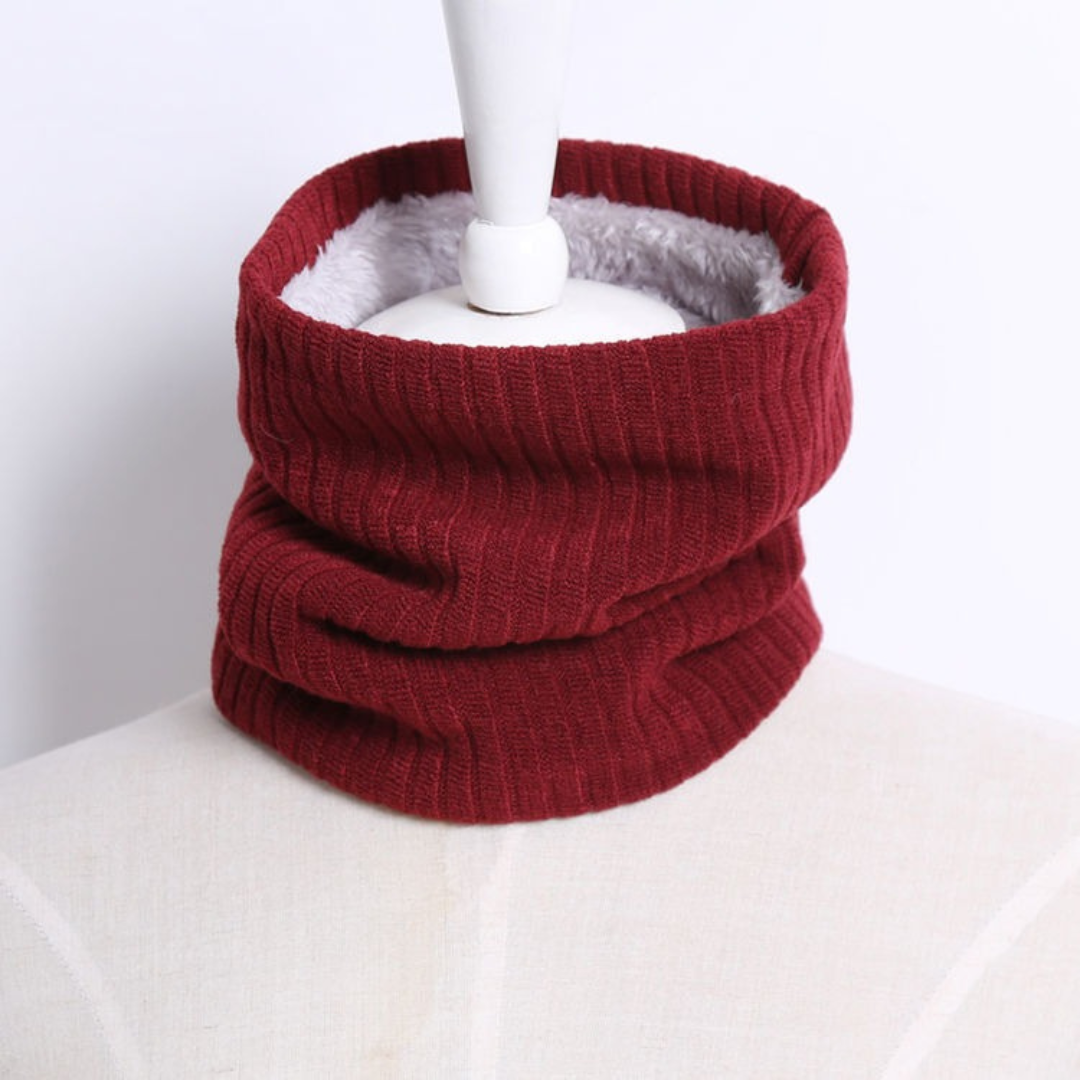 BUFANDA CUELLERA WARM DE INVIERNO UNISEX GRIS OSCURO - 2