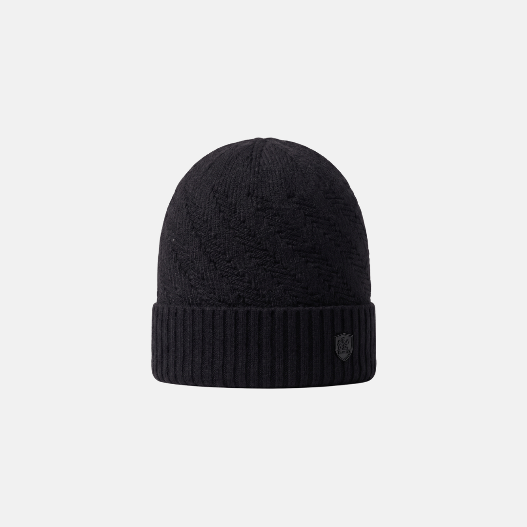 BEANIE NIALL CON FORRO INTERIOR DE FELPA - NEGRO - 1
